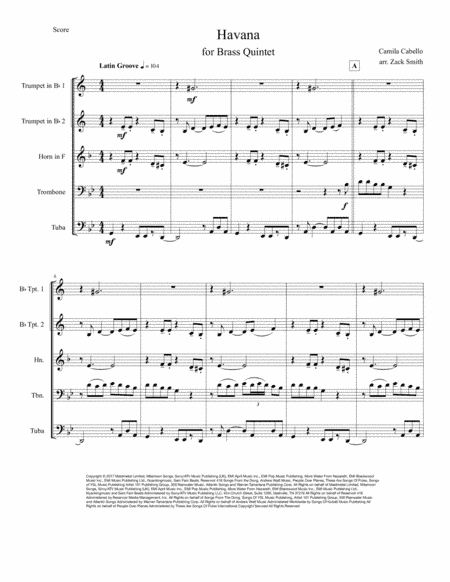 Havana (arr. Zack Smith)