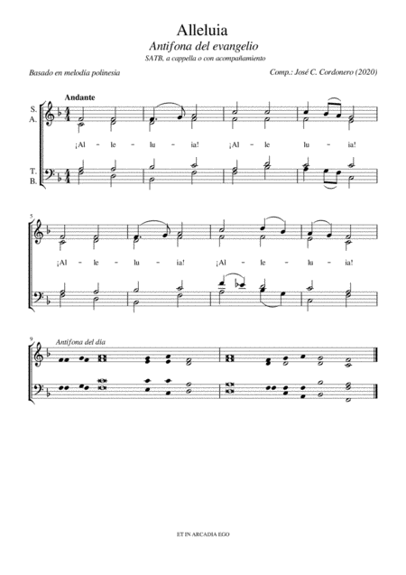 Antiphonal Alleluia