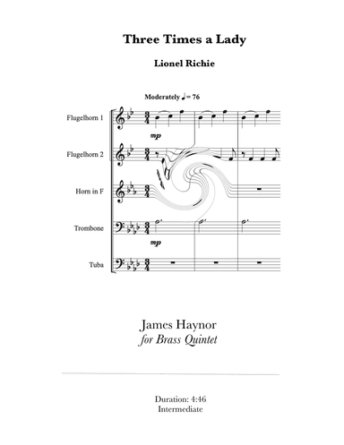 Three Times A Lady (arr. James Haynor)
