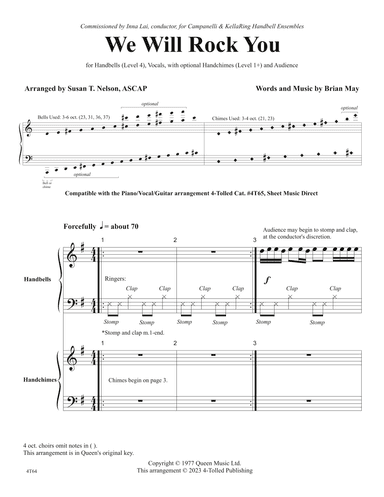 We Will Rock You (arr. Susan T. Nelson)