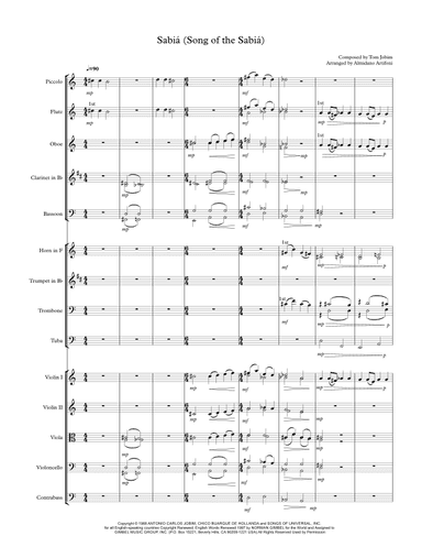 Song Of The Sabiá (sabiá) (arr. Almidano Artifoni)