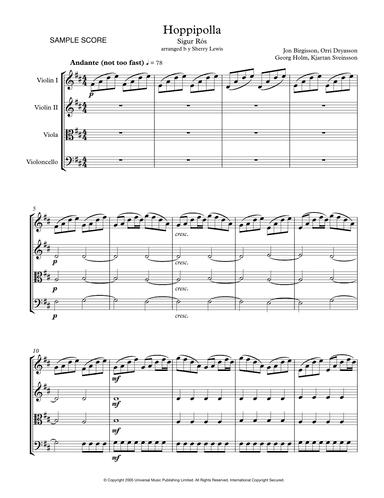 Hoppipolla (arr. Sherry Lewis)