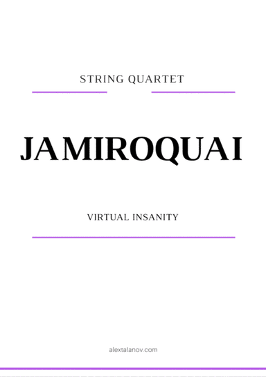 Virtual Insanity (arr. Alex Talanov)