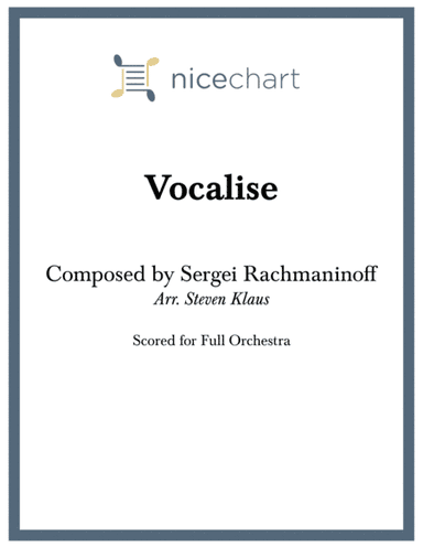 Vocalise (Score & Parts) (arr. Steven Klaus)