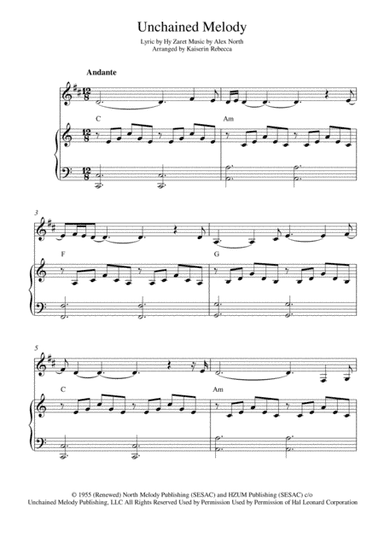 Unchained Melody (arr. Kaiserin Rebecca)