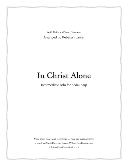 In Christ Alone (arr. Rebekah Lanier)