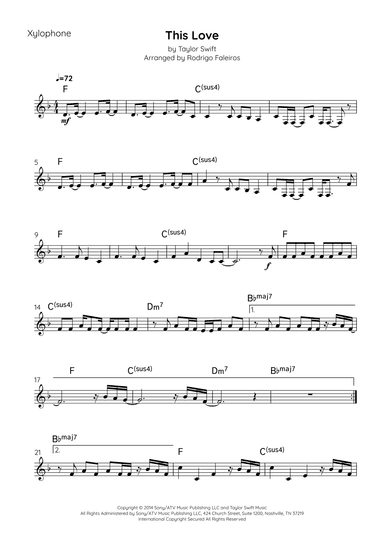 This Love (arr. Rodrigo Faleiros)