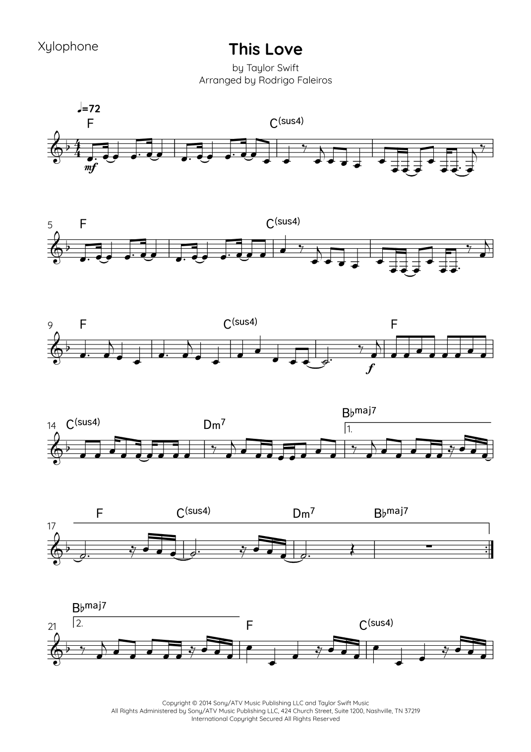 This Love (arr. Rodrigo Faleiros)