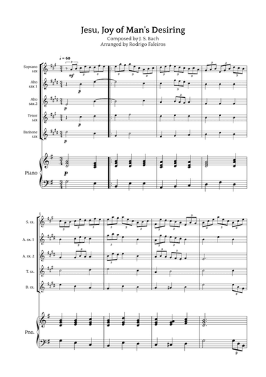 Jesu, Joy of Man's Desiring (arr. Rodrigo Faleiros)