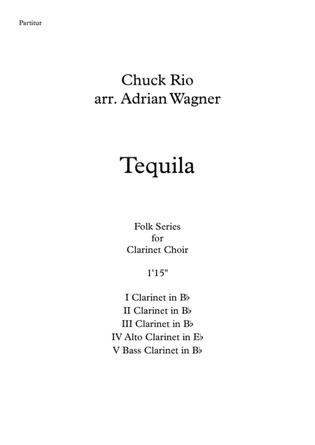 Tequila (arr. Adrian Wagner)
