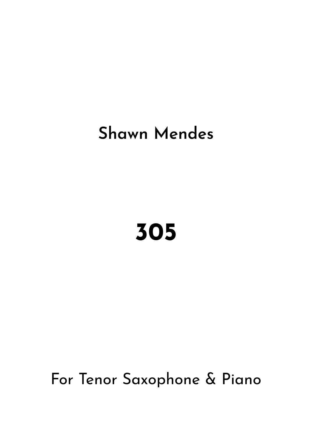 305 (arr. Jireh J.)