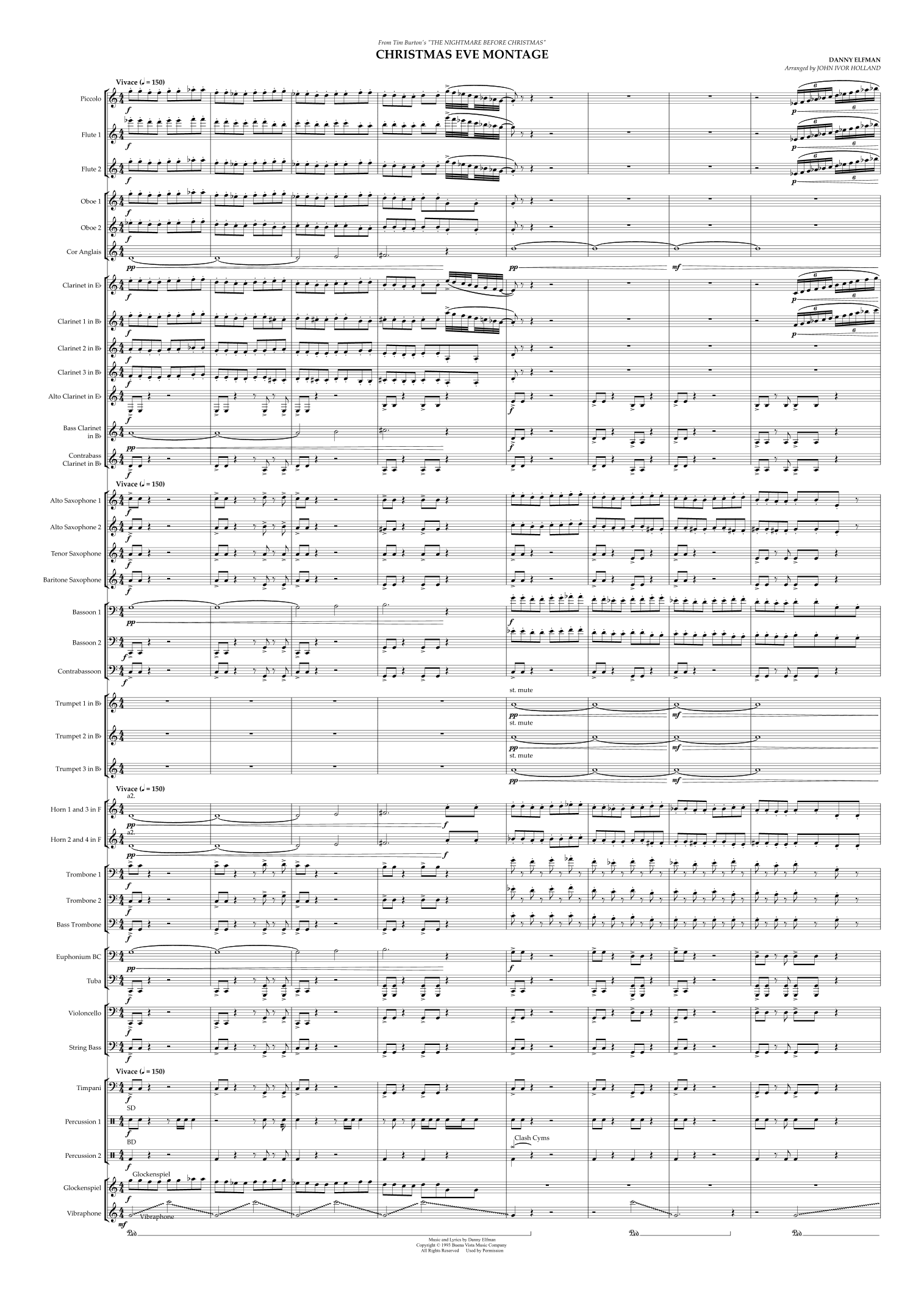 Christmas Eve Montage (arr. John Ivor Holland)