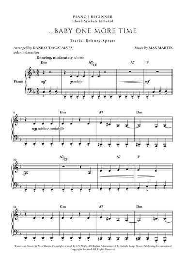 ...baby One More Time (arr. Danilo "Daca" Alves)