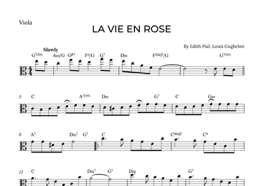 La Vie En Rose (arr. Alex Nunes Rodrigues)