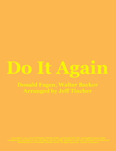 Do It Again (arr. Jeff Tincher)