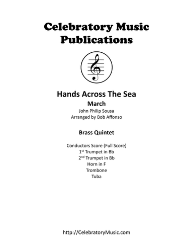Hands Across The Sea (arr. Bob Affonso)