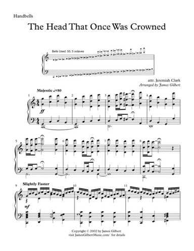 The Head That Once Was Crowned (arr. James Gilbert)