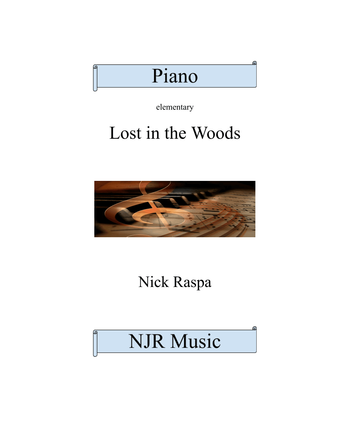 Lost in the Woods (elementary piano)