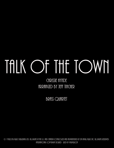 Talk Of The Town (arr. Jeff Tincher)