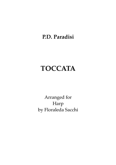 Toccata (arr. Floraleda Sacchi)