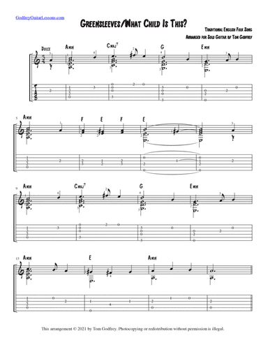 Greensleeves/What Child Is This? (arr. Tom Godfrey)