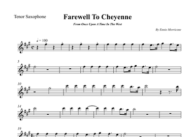 Farewell To Cheyenne (arr. Wesley S. SIlva)