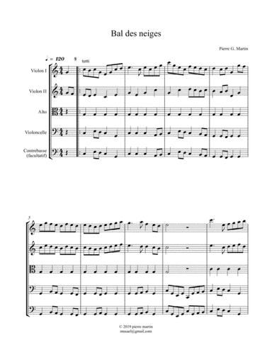 Bal des neiges (the young orchestra)