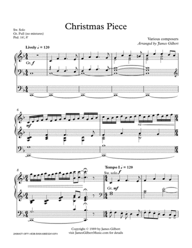 Christmas Piece (OR) (arr. James Gilbert)