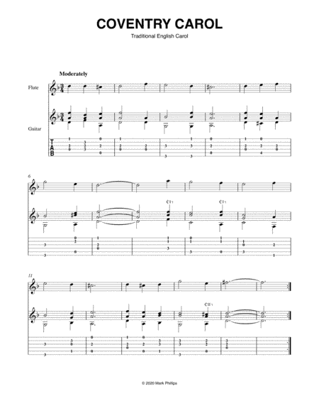 Coventry Carol (arr. Mark Phillips)