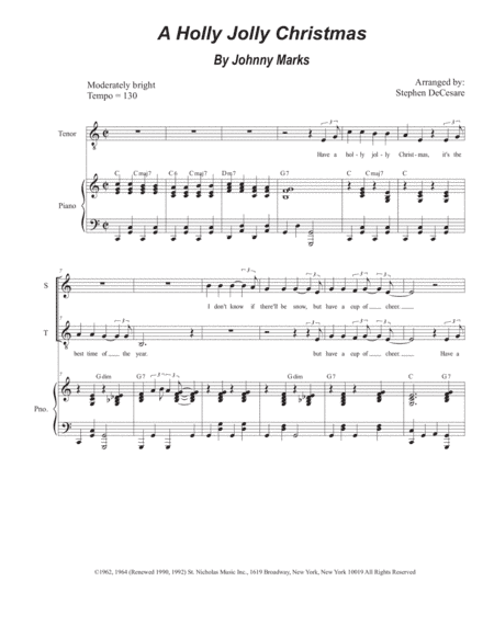 A Holly Jolly Christmas (arr. Stephen DeCesare)