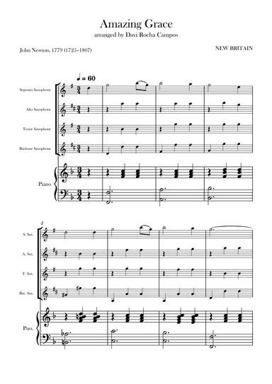 Amazing Grace (arr. Davi Rocha Campos)