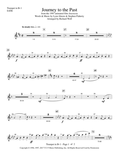 Journey To The Past (arr. arr. Richard Wolf)