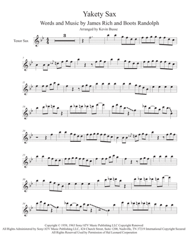 Yakety Sax (arr. Kevin Busse)