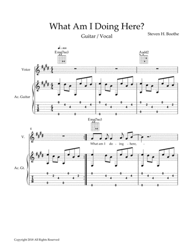 What am I Doing Here TAB