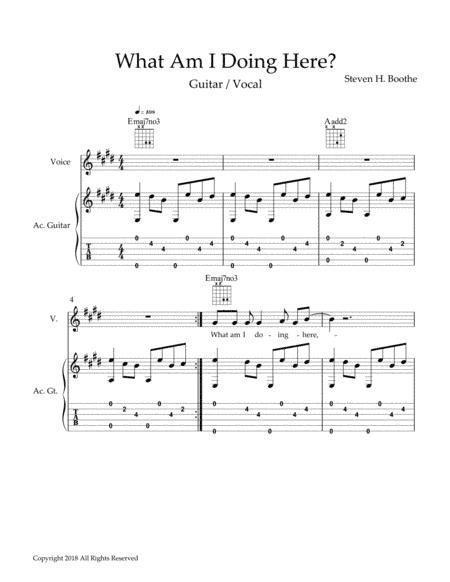 What am I Doing Here TAB