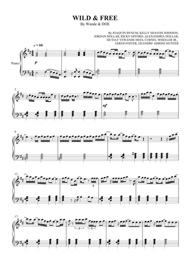 Wild & Free (arr. SCMusic)
