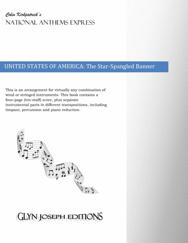 USA National Anthem: The Star-Spangled Banner (arr. Colin Kirkpatrick)