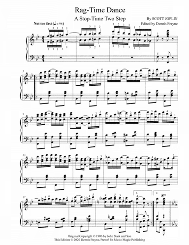 Rag-Time Dance (Ragtime Dance) (arr. Dennis Frayne)