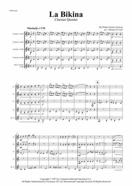 La Bikina (arr. Thomas Graf)