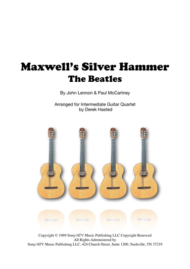 Maxwell's Silver Hammer (arr. Derek Hasted)