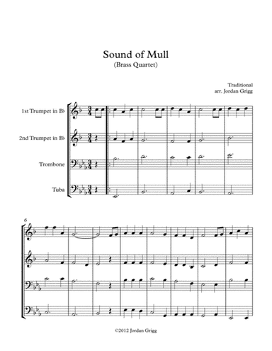 Sound of Mull (Brass Quartet) (arr. Jordan Grigg)