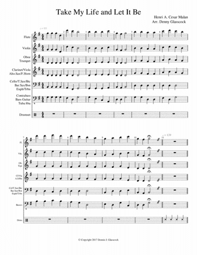 Take My Life and Let It Be (arr. Denny Glasscock)