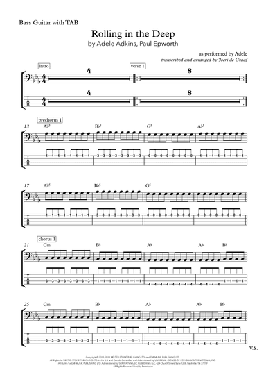 Rolling In The Deep (arr. Joeri de Graaf)