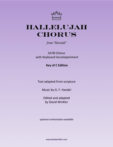 Hallelujah Chorus (SATB, key of C) (arr. David Winkler)
