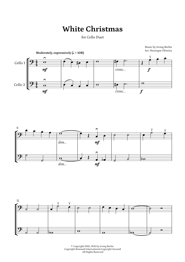White Christmas (arr. Henrique Oliveira)