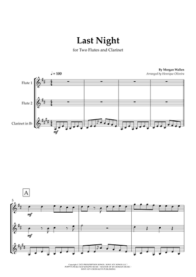 Last Night (arr. Henrique Oliveira)