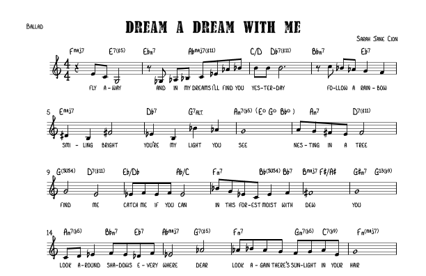 Dream a Dream With Me