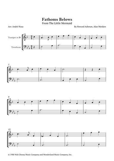 Fathoms Below (arr. André Nusa)