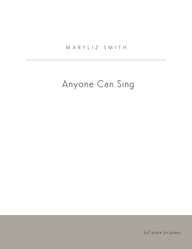 Anyone Can Sing