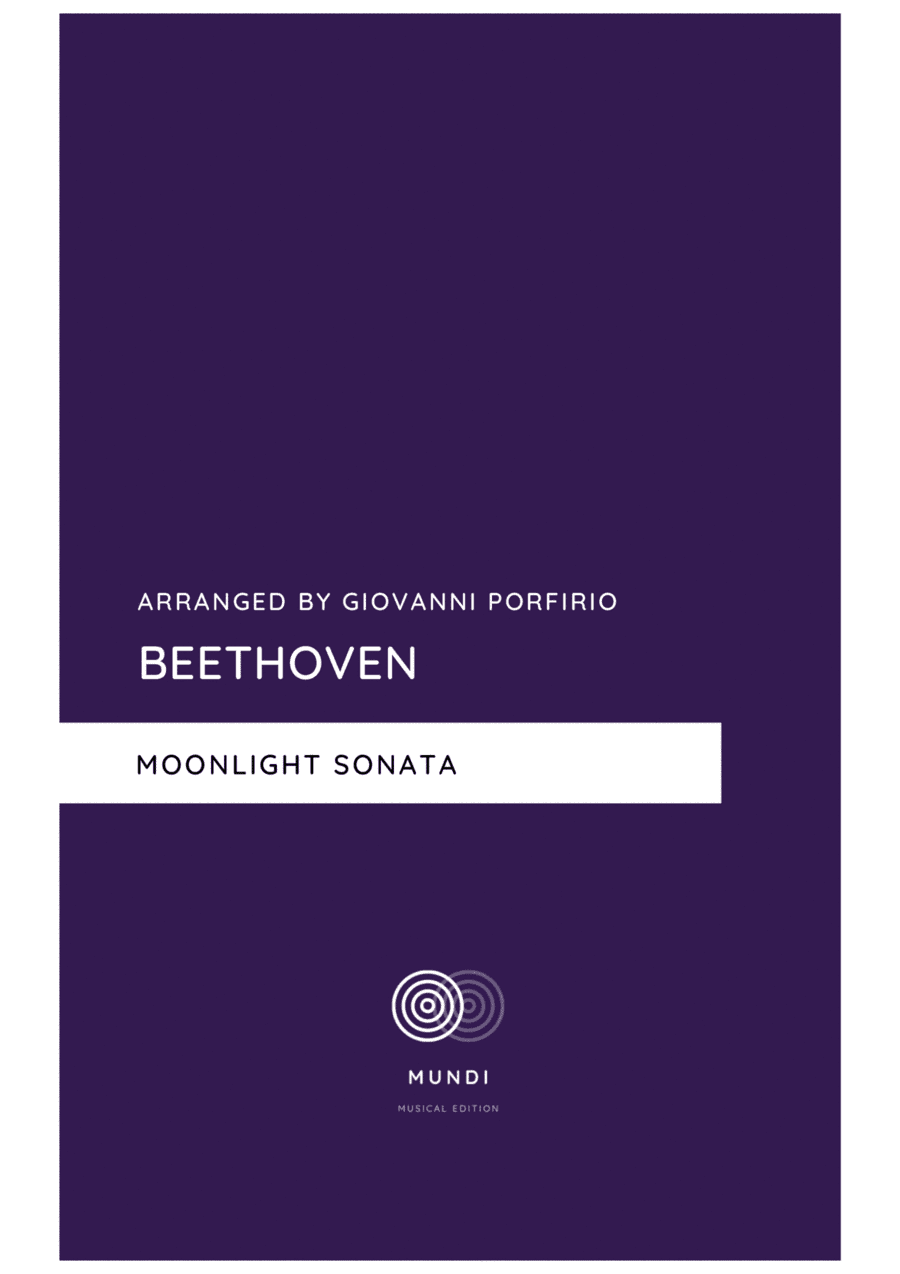 Moonlight Sonata, for Clarinet Bb and Piano (Short Version) (arr. Giovanni Porfirio)